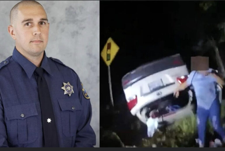 Deputy single-handedly lifts SUV and saves mom from being crushed in front of terrified and sobbing children