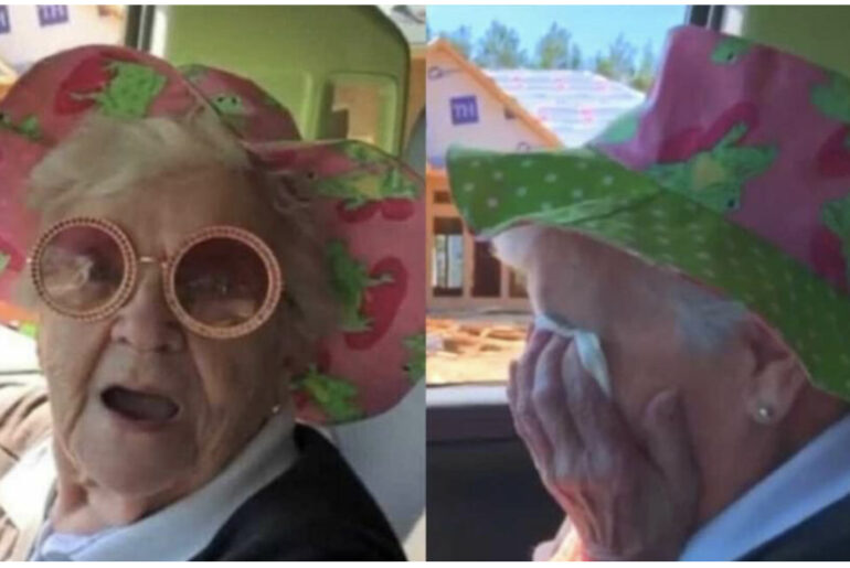 Grandma finds out she’s moving in with her grandson and reaction is breaking and melting hearts