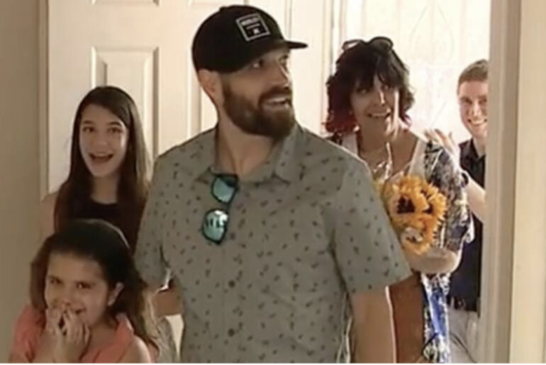 Wounded Marine vet can finally relax after he and his family are gifted mortgage-free home