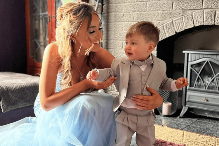 16-year-old mom can’t find a babysitter so she takes  son to prom as her date: ‘He loved it’