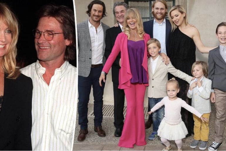Goldie Hawn and Kurt Russell are proud grandparents to 7 kids – and their youngest was born in 2020