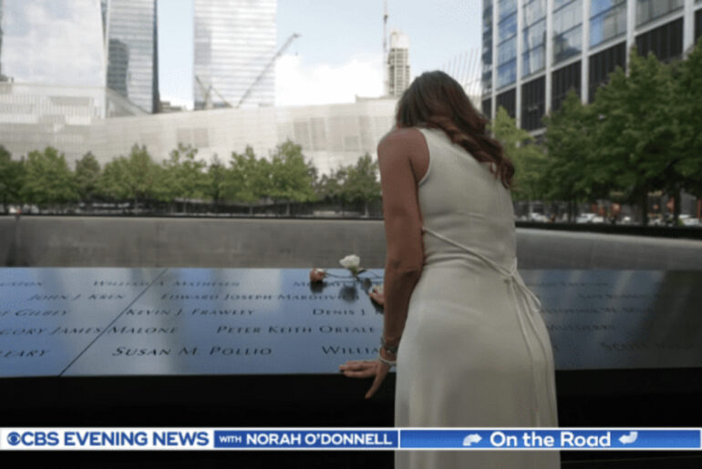 Widow wore her 20-year-old wedding dress to 9/11 memorial to honor her late husband: “You never move on from it”