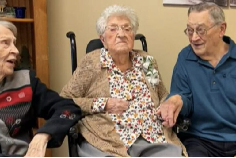 Oldest person in the US celebrates 115th birthday surrounded by her children – the eldest is 90