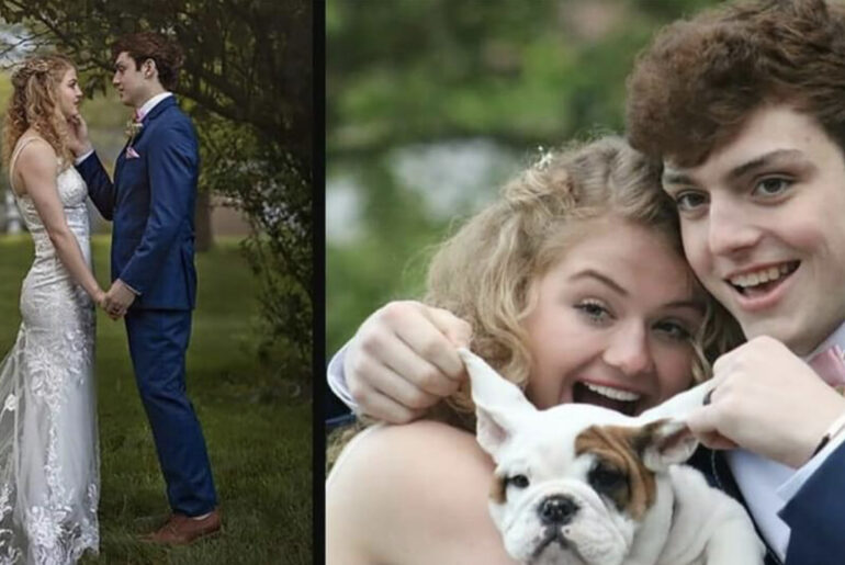 Teens get married in bride’s front yard one day after being told he only has months left to live