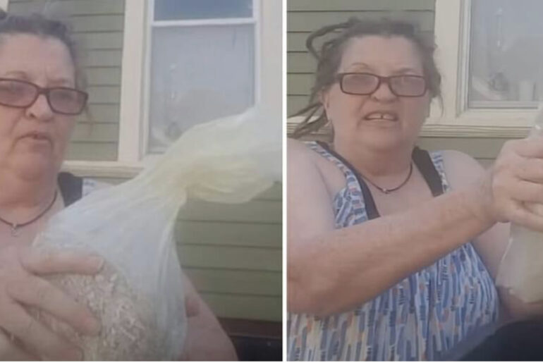 Wife celebrates her abusive husband’s death by dumping his ashes into the trash