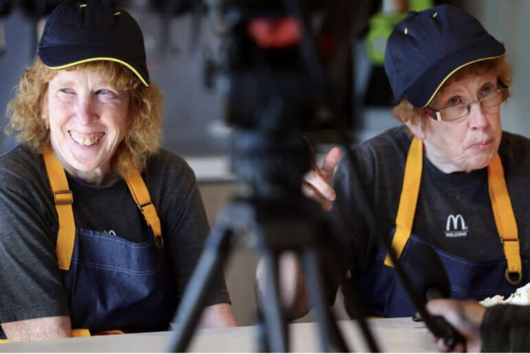 Twin sisters, 60, who won gold in the Special Olympics celebrate working at the same McDonald’s for 40 years