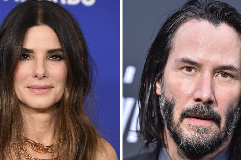 Sandra Bullock says Keanu Reeves surprised her with champagne and truffles because she’d never tried them