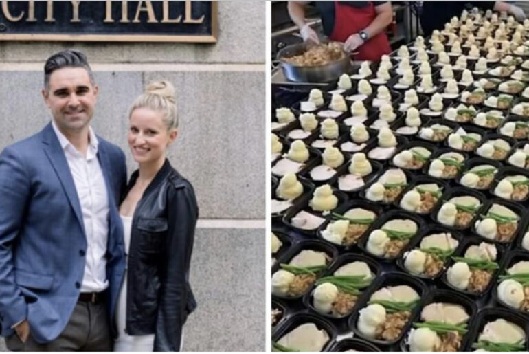 Couple spends catering deposit from canceled wedding to feed 200 people on Thanksgiving
