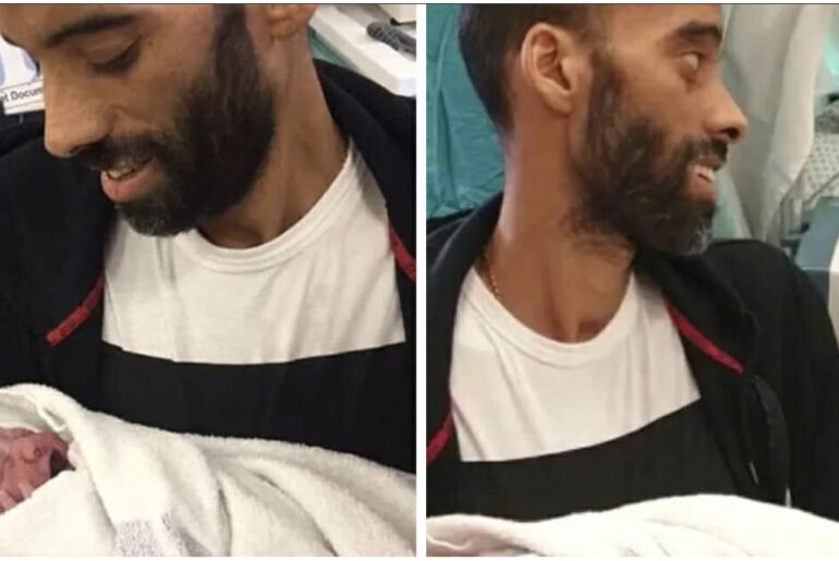 Dying father gets to cuddle baby girl for first time after she comes early – then slips away 48 hours later