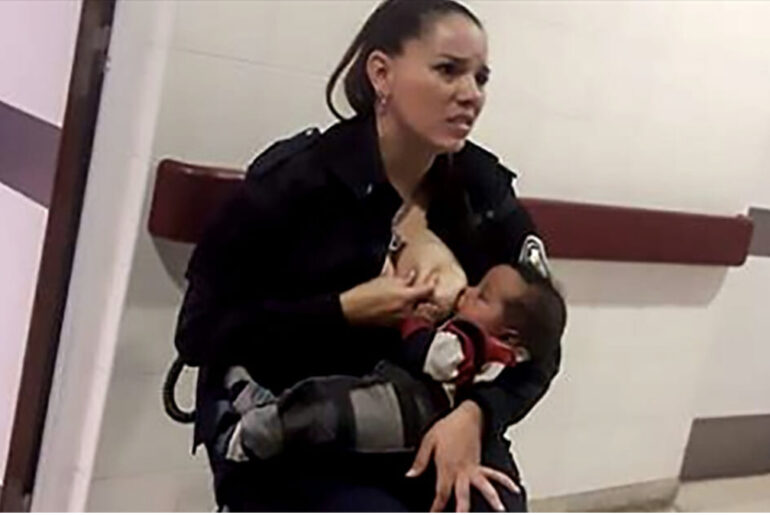 Police woman forced to breastfeed rescued baby – because hospital staff are too busy