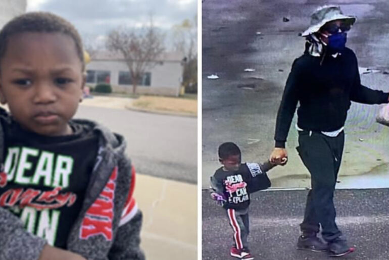 2-year-old abandoned at Goodwill store with note written on paper towel and bag of clothes