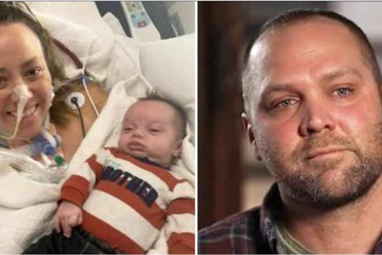 Man refuses to take wife off life support, prays for 2 months before she rises and hugs newborn son