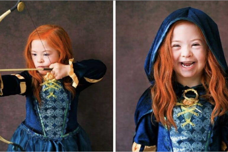 Kids with Down syndrome poses as their favorite Disney characters to celebrate all forms of beauty