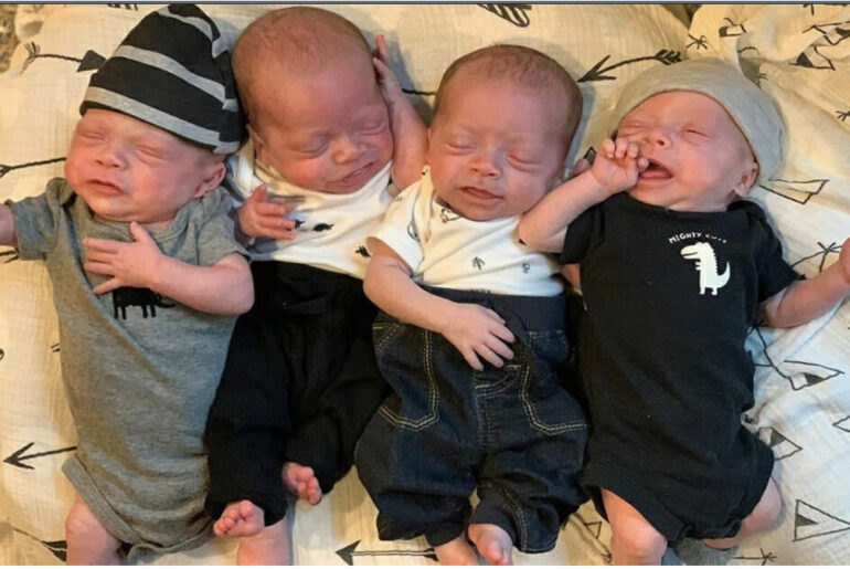 Mom Has Quadruplets Without Using Fertility, Then Doctor Notices Something Very Special – Info ...