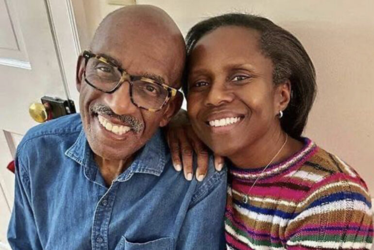 Al Roker’s wife, Deborah, sobs uncontrollably.