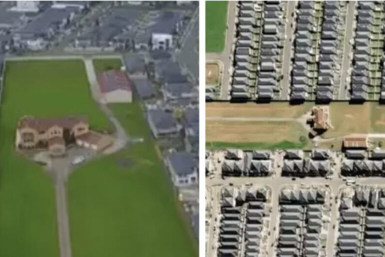 Family reject developers who build suburb around entire property – 10 years later, house’s value is astronomical