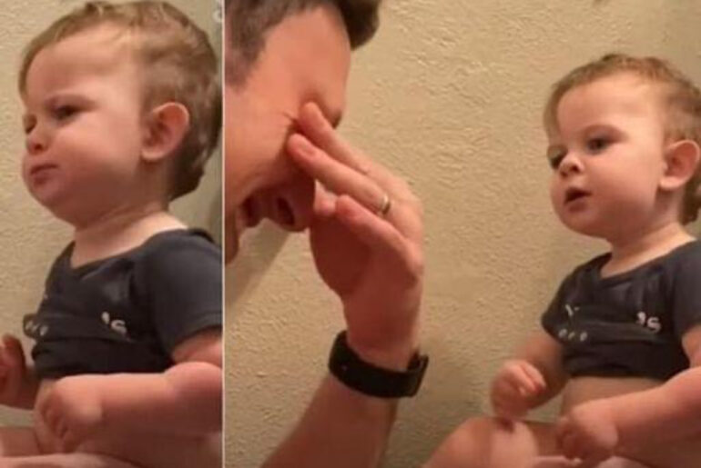 A Little Boy Brings His Dad To Tears When Potty Training.