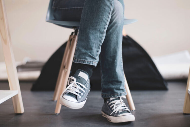 Leg position while seated can reveal personality traits