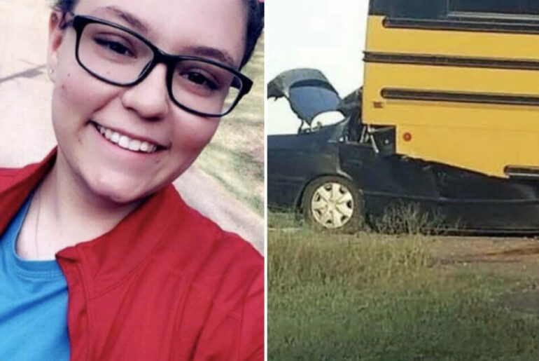 17-year-old crashes into school bus and died, only for police to find something in her hand that crushes my heart