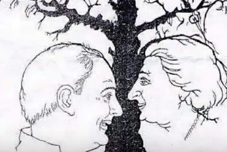 Very few people can find all the faces in this tree – are you one of the gifted?
